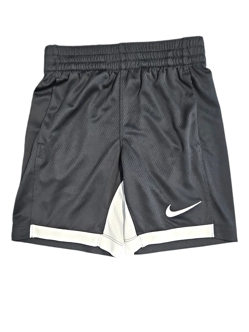 Nike Kids Black Shorts with White Accents Size X Small